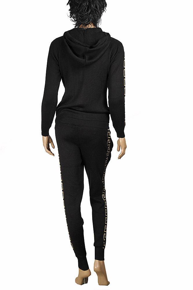 Womens Designer Clothes | VERSACE women tracksuit, jogging set in black 25